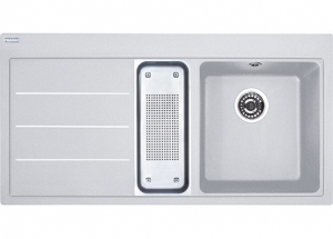 Franke Mythos Fusion MTF 651-100, Fragranit Glacier, Becken rechts, 114.0156.977