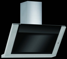 Silverline Lyra Deluxe 90 cm LYW 985.1 S Edelstahl-Schwarzglas. Mit 5 Jahren Garantie!