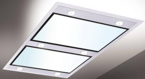 Silverline Vega 100 cm VGD 104.1 W Edelstahl Weiglas, ohne Motor. Mit 5 Jahren Garantie!