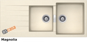 Schock Signus D-200 A Einbau/Auflage, Magnolia