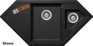 Schock Signus C-150 U Unterbau, INKL. RESTESCHALE, Stone