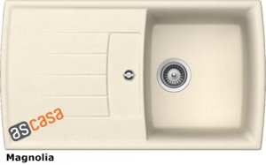 Schock Lotus D-100 A Einbau/Auflage, Magnolia