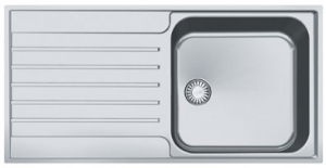 Franke Argos AGX 211-100 G SlimTop, Flachrand, Edelstahl Glatt, 127.0380.396