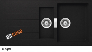 Schock Primus D-150 U Unterbau, INKL. RESTESCHALE, Onyx