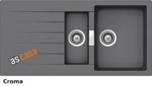 Schock Primus D-150 U Unterbau, INKL. RESTESCHALE, Croma