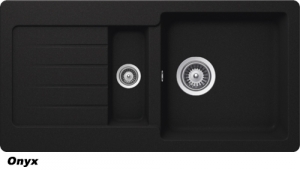 Schock Typos D-150 S A Einbau/Auflage, Onyx