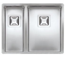 Reginox Texas 18x40 + 30x40, Edelstahlsple, Hauptbecken rechts, R28056