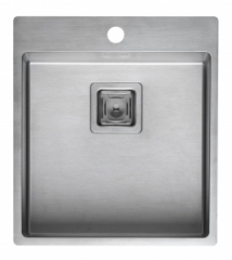 Reginox Texas 40x40 Hahnlochbank, als Auflagesple und flchenbndige Sple einbaubar