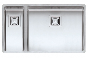 Reginox Texas 18x40 + 50x40, Edelstahlsple, Hauptbecken rechts, R28100