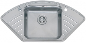 Reginox Empire L 10, als Auflagesple und flchenbndige Sple einbaubar