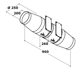 Gutmann Rohrgeblse, 150 mm, IG 20-2, Mit 5 Jahren Garantie!