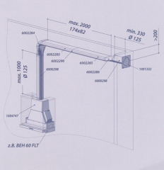berbel Abluft-Set ECO III flach 125 doppelt 1004740