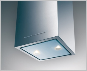 Gutmann Hermano 12 I B Intern Inselhaube, Edelstahl und Glas, mit LED-Beleuchtung, 55 cm, mit Motor, 12I550B. Mit 5 Jahren Garantie!