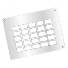 Silverline UADW 1 Umluftabdeckung, Edelstahl