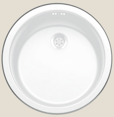 Rieber Standard S8, Einbausple, wei (emailliert) 1012109