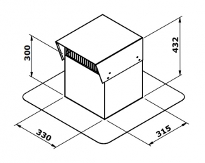 Gutmann Flachdachdurchfhrung inkl. Rckstauklappe  315 mm, TZ 222 F ED 315