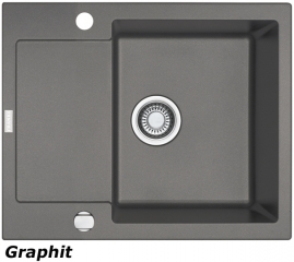 Franke Maris MRG 611-62 Fragranit DuraKleen Plus Farbe Graphit, 114.0253.319