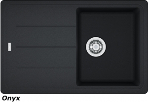 Franke Basis BFG 611 Fragranit DuraKleen Plus Farbe Onyx, 114.0256.610