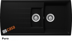 Schock Lotus D-150 U Unterbau, INKL. GLASSCHNEIDBRETT UND RESTESCHALE, Puro