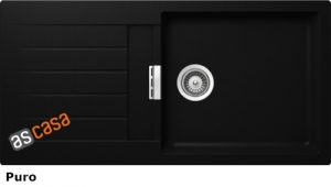 Schock Signus D-100 L A Einbau/Auflage, INKL. GLASSCHNEIDBRETT, Puro