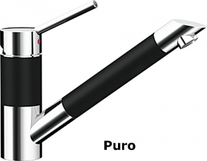 Schock SC-200 Schlauchbrause, Cristadur, Farbe Puro