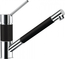 Schock SC-50 Schlauchbrause, Cristalite, Farbe Nero