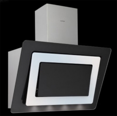 Silverline Alya Premium 90 cm AYW 994.1 W Edelstahl-Schwarzglas/Weiglas. Mit 5 Jahren Garantie!