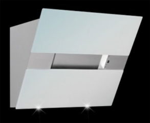 Silverline Capella 90 cm CPW 953 W Edelstahl-Weiglas