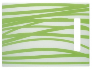 Schock Glasschneidbrett gross weiss-grn, 629075/1