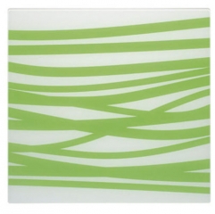 Schock Glasschneidbrett klein weiss-grn, 629064/1