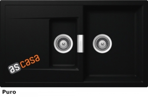 Schock Mono D-150 A Einbau/Auflage, Incl. GLASSCHNEIDBRETT, Puro