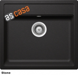 Schock Mono N-100 FB flchenbndig,  INKL. GLASSCHNEIDBRETT UND RESTESCHALE, Stone