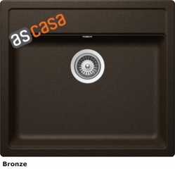 Schock Mono N-100 FB flchenbndig, INKL. GLASSCHNEIDBRETT UND RESTESCHALE, Bronze