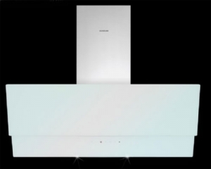 Silverline Zenith ZEW 653 W Edelstahl/Weiglas Wandhaube, mit LED-Beleuchtung. Mit 5 Jahren Garantie!