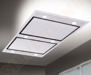 Silverline Vega VGD 154.1 E Edelstahl Deckenhaube, ohne Motor. Mit 5 Jahren Garantie!