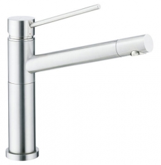 Systemceram KeraDomo TREND Einhebelmischer, Hochdruck, Edelstahlfinish