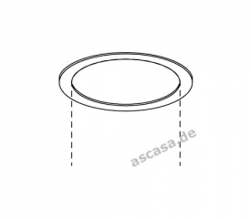 Gutmann Rosette fr Wandhauben/Trme, RW 521 EDS