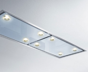 Gutmann Campo II 05 EM B Intern Deckenhaube, Edelstahl und Glas 116 cm, mit LED-Beleuchtung, mit Motor, 05EM1160B. Mit 5 Jahren Garantie!