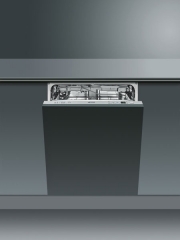 SMEG STP364T Geschirrspler vollintegrierbar, Edelstahl, Semiprofesionell, Energieeffizienz A++ A, mit 5 Jahren Garantie!