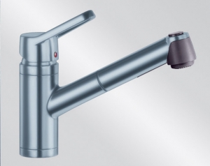 BLANCOACTIS-S Edelstahl finish Hochdruck, 512917