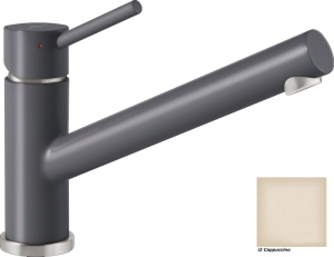 Villeroy & Boch Armatur Como, i2 Cappuccino, Classicline, Hochdruck, 925100i2