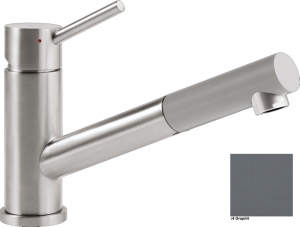 Villeroy & Boch Armatur Como Shower, i4 Graphit, Classicline, Niederdruck, 925213i4