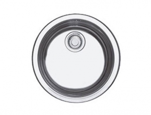 Franke Pamira ROX 610-39 Einbausple rund, Edelstahl glatt, 101.0033.751