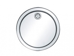 Franke Pamira ROX 604-39 Tropftasse, Edelstahl gebuerstet, mit Stopfenventil 1 1/2 Zoll, 101.0050.182