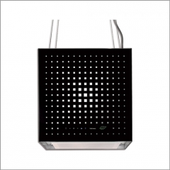 Falmec Rubik E.ion-System, Schwarz, 43 cm, Inselhaube, mit 5 Jahren Garantie