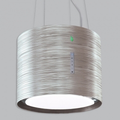 Falmec Twister E.ion-System, Titan, 45 cm, Inselhaube, mit 5 Jahren Garantie