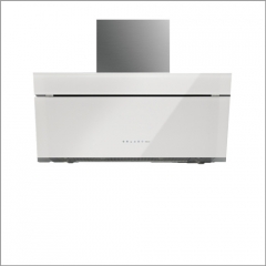 Falmec Butterfly, Design+, Wei/Glas, 90 cm, Inselhaube, mit 5 Jahren Garantie