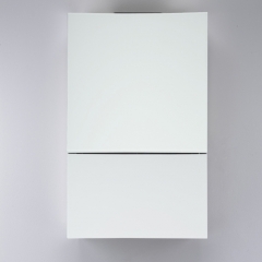 Falmec Ghost, Design+, Edelstahl/Glas Wei, 60 cm, Wandhaube, mit 5 Jahren Garantie