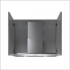 Falmec Virgola, Design, Edelstahl, 120 cm, Wandhaube, mit 5 Jahren Garantie