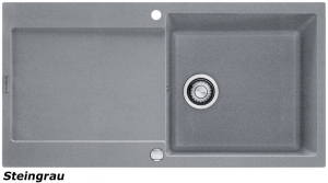 Franke Maris MRG 211 Fragranit Plus Farbe Steingrau, flchenbndig, 135.0302.819